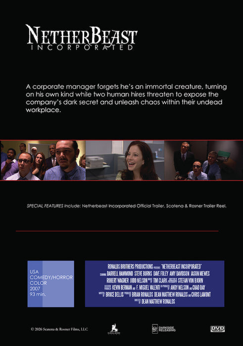 Netherbeast Incorporated (MOD) (DVD Movie) - back cover art