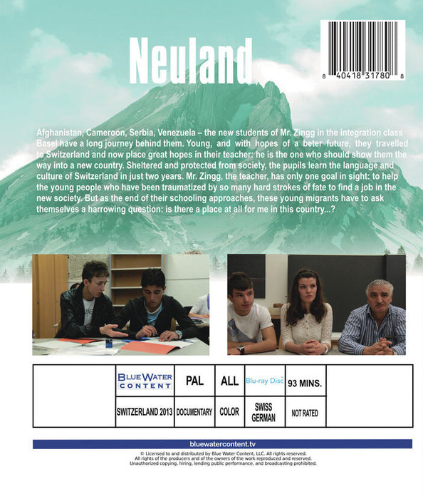 Neuland (MOD) (BluRay Movie) - back cover art