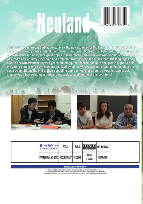 Neuland (MOD) (DVD Movie) - back cover art