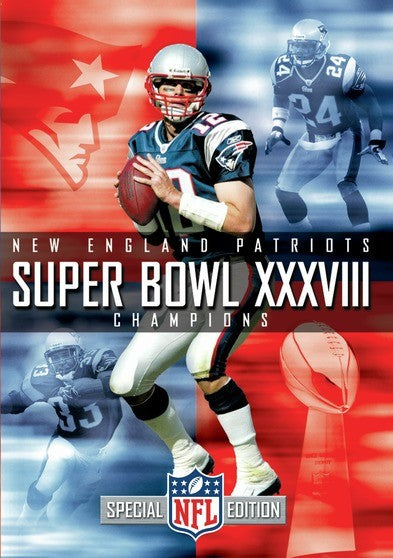 New England Patriots Super Bowl XXXVIII Champions (MOD) (DVD Movie) - movie cover art
