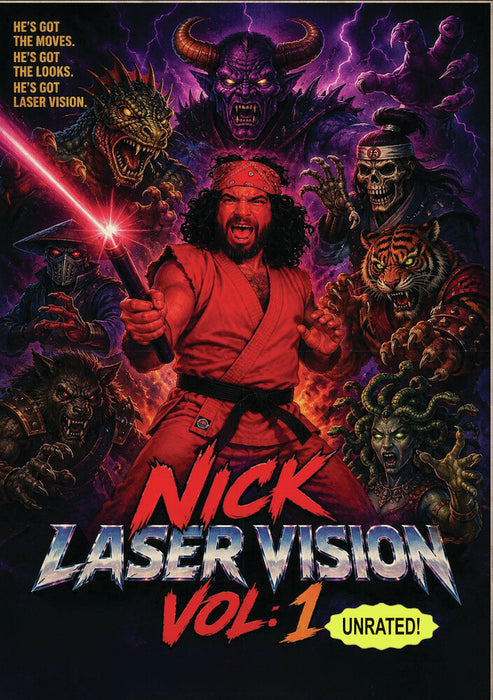 Nick Laser's Laser Vision! Vol. 1 (MOD) (DVD Movie) - movie cover art
