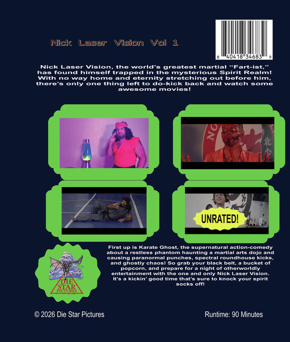 Nick Laser's Laser Vision! Vol. 1 (MOD) (BluRay Movie) - back cover art