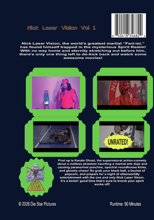 Nick Laser's Laser Vision! Vol. 1 (MOD) (DVD Movie) - back cover art