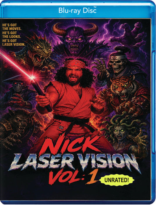 Nick Laser's Laser Vision! Vol. 1 (MOD) (BluRay Movie) - movie cover art