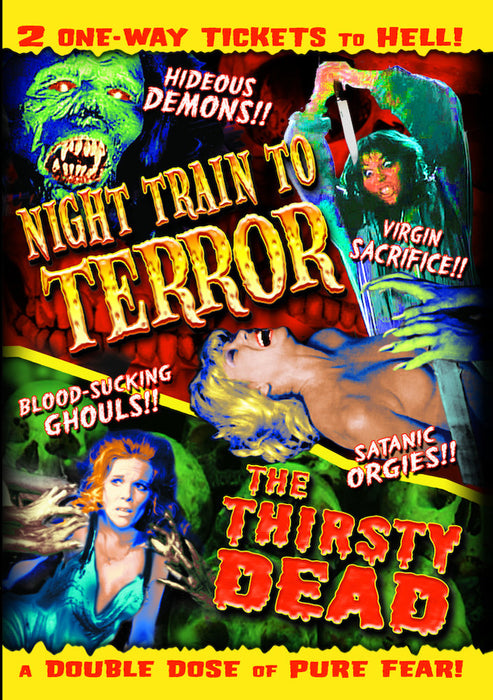 Night Train To Terror (1985) / The Thirsty Dead (1974) (MOD) (DVD MOVIE)