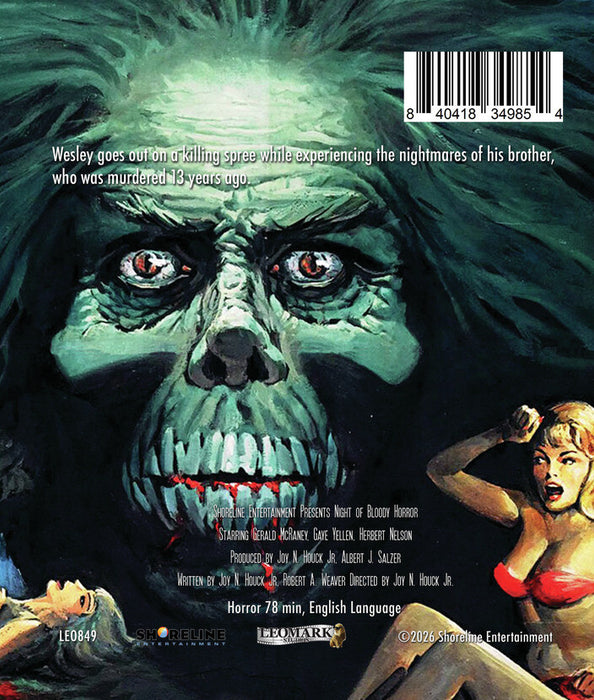 Night of Bloody Horror (MOD) (BluRay MOVIE) image 2