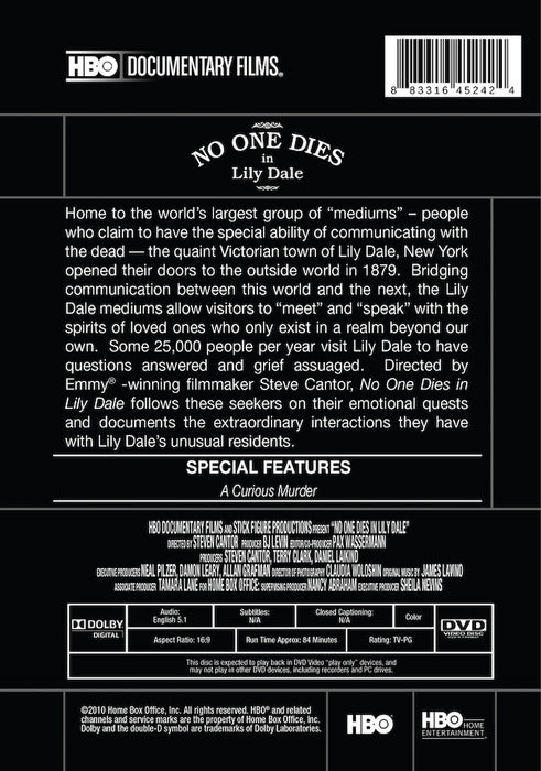 No One Dies in Lily Dale (2010) (MOD) (DVD Movie) - back cover art