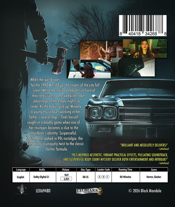 No One Will Hear You Scream (MOD) (BluRay Movie) - back cover art