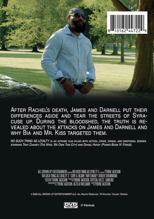 No Such Thing As Loyalty 3 (MOD) (DVD Movie) - back cover art