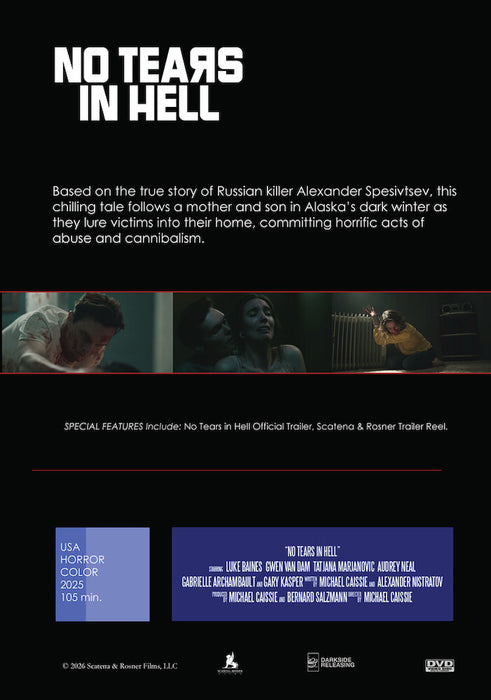 No Tears in Hell (MOD) (DVD Movie) - back cover art