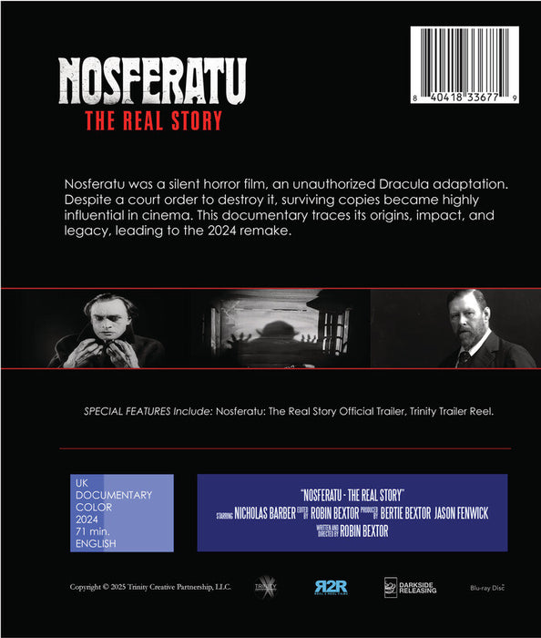 Nosferatu - The Real Story (MOD) (BluRay Movie) - back cover art