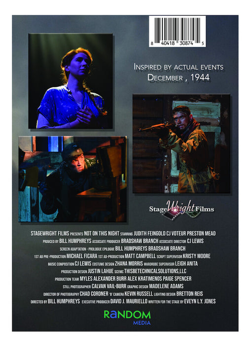 Not On This Night (MOD) (DVD Movie) - back cover art