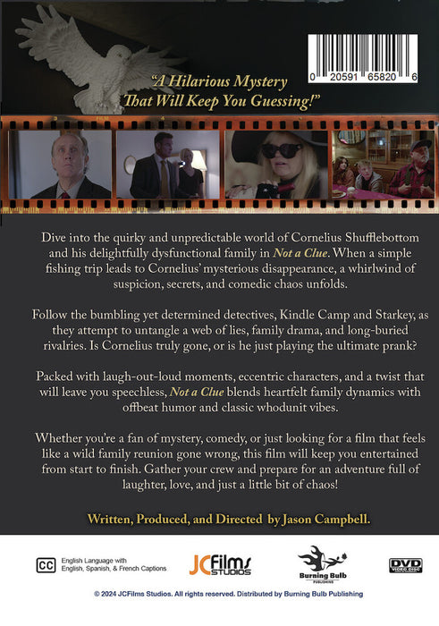 Not a Clue (MOD) (DVD Movie) - back cover art