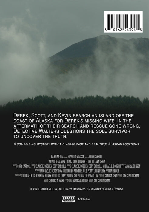 Nowhere Alaska (MOD) (DVD Movie) - back cover art