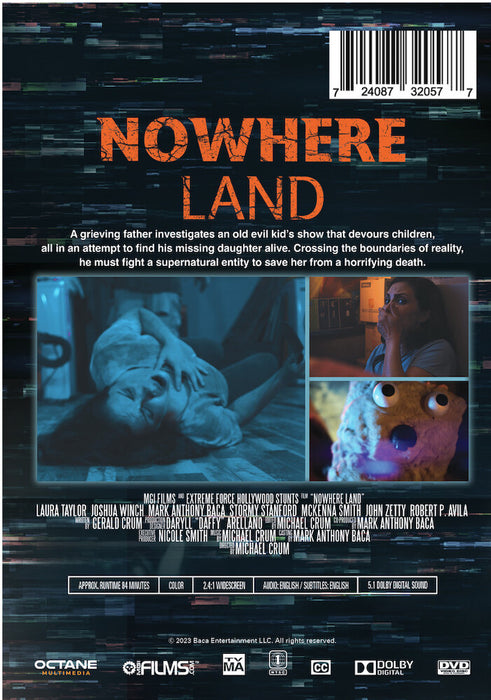 Nowhere Land (MOD) (DVD Movie) - back cover art