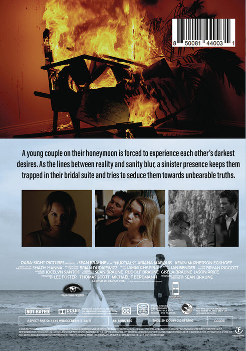 Nuptials (MOD) (DVD Movie) - back cover art