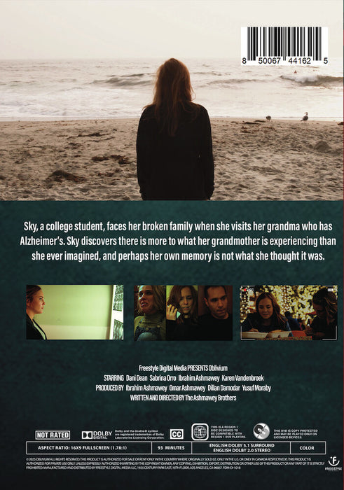 Oblivium (MOD) (DVD Movie) - back cover art