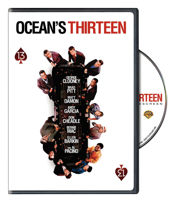 Ocean's Thirteen DVD - movie cover art
