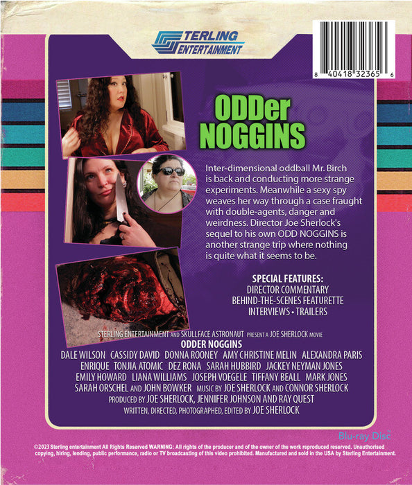Odder Noggins (MOD) (BluRay Movie) - back cover art