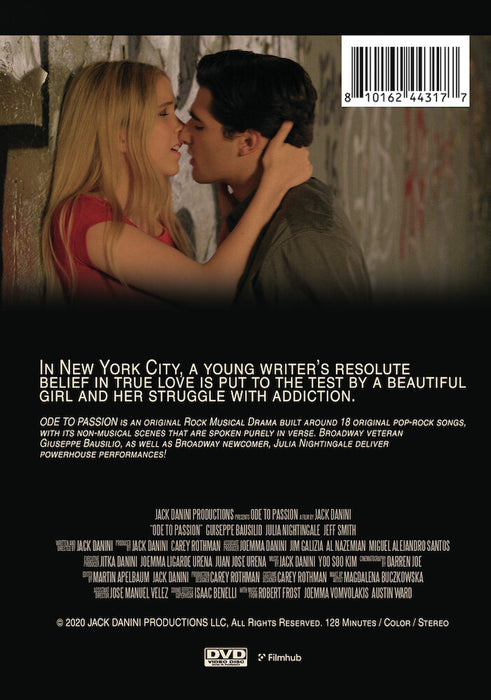 Ode to Passion (MOD) (DVD Movie) - back cover art