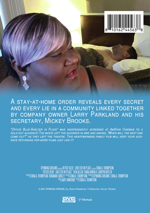 Office Blue-Shelter In Place (MOD) (BluRay Movie) - back cover art