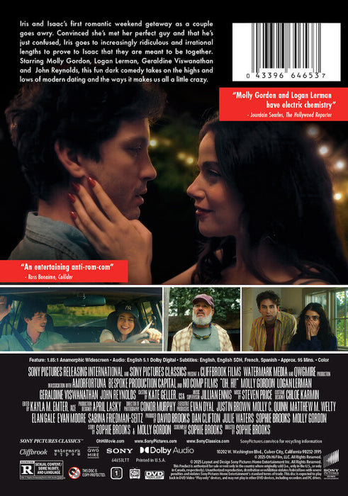Oh, Hi! (MOD) (DVD Movie) - back cover art