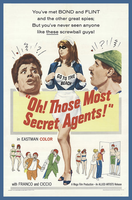 Oh! The Most Secret Agents (Anamorphic Widescreen Edition) (MOD) (DVD Movie) - movie cover art