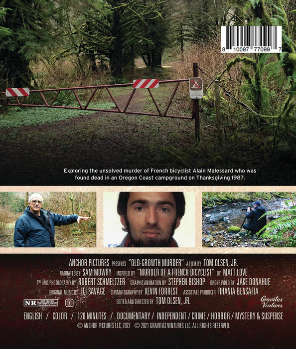 Old-Growth Murder (MOD) (BluRay Movie) - back cover art