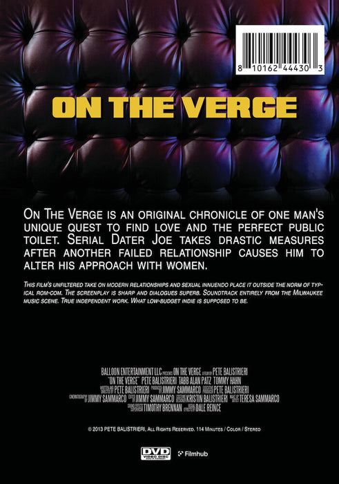 On the Verge (MOD) (DVD Movie) - back cover art