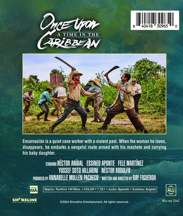 Once Upon a Time in the Caribbean (MOD) (BluRay Movie) - back cover art