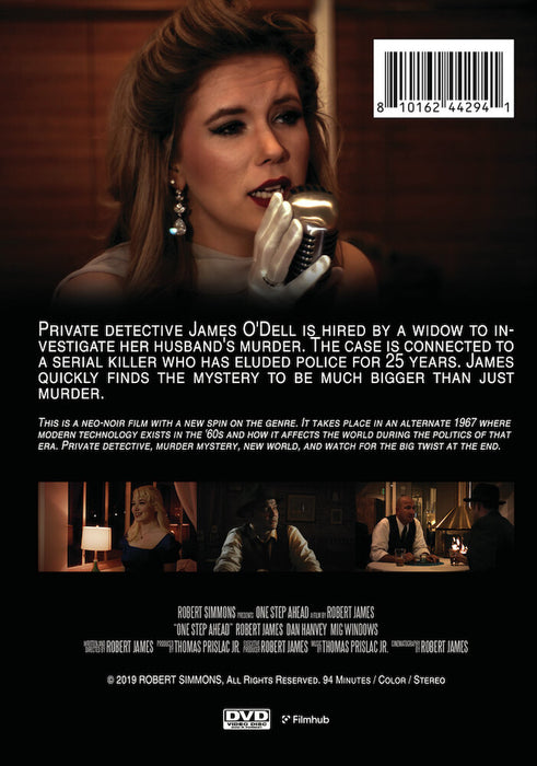 One Step Ahead (MOD) (DVD Movie) - back cover art