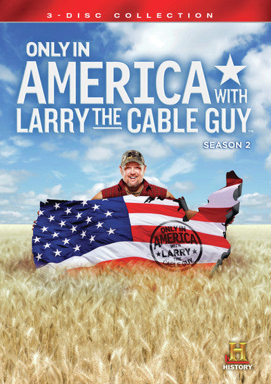 Only In America With Larry The Cable Guy - Season 2 (MOD) (DVD Movie) - movie cover art
