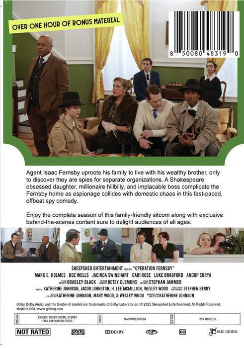 Operation Fernsby (MOD) (DVD Movie) - back cover art