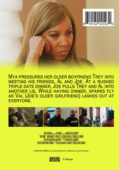 Or Naw (MOD) (DVD Movie) - back cover art