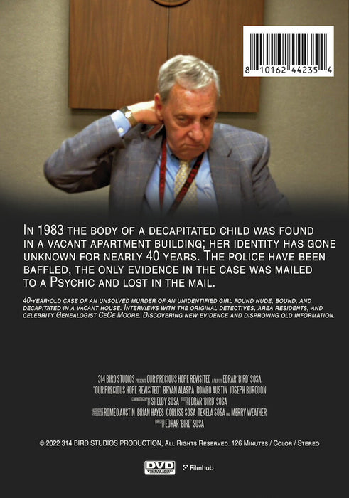Our Precious Hope: St. Louis' Little Jane Doe Revisited (MOD) (DVD Movie) - back cover art