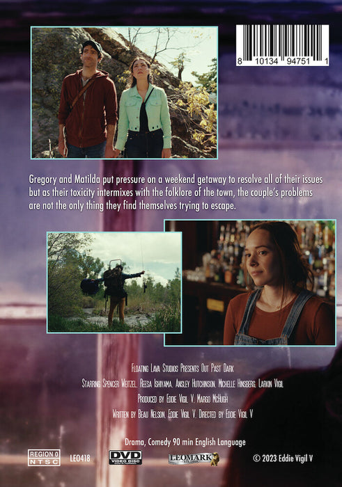 Out Past Dark (MOD) (DVD Movie) - back cover art