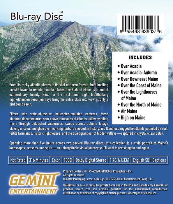 Over Maine: The Complete Collection (MOD) (BluRay Movie) - back cover art