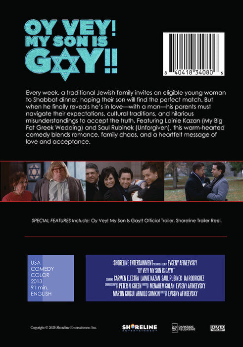 Oy Vey! My Son is Gay!! (MOD) (DVD Movie) - back cover art