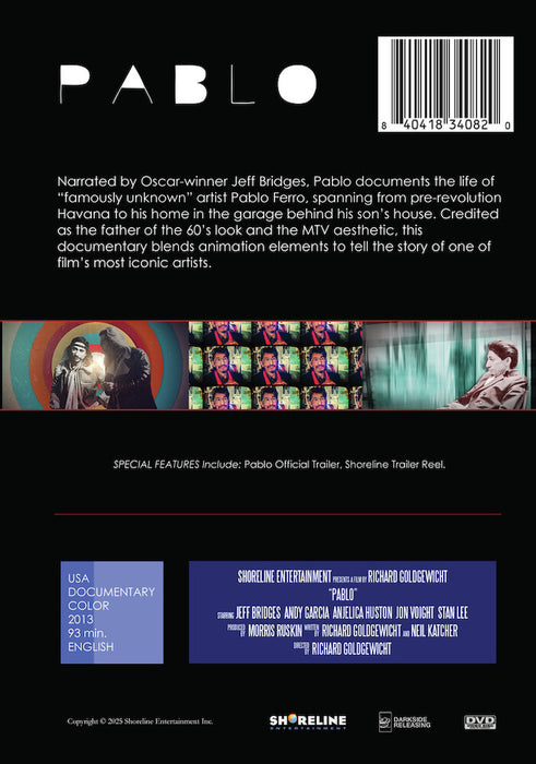 Pablo (MOD) (DVD Movie) - back cover art