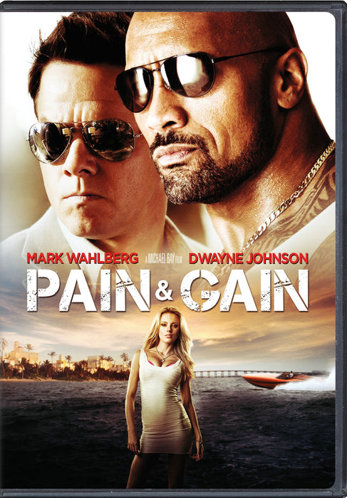 Pain & Gain DVD - movie cover art