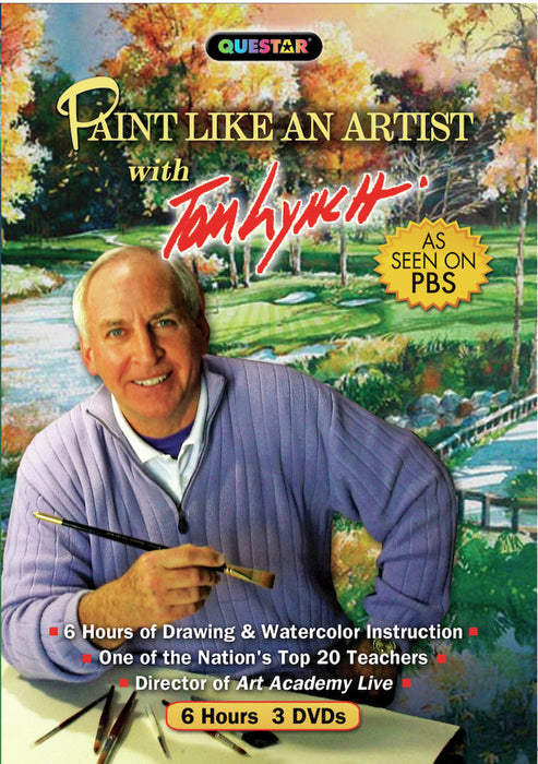 Paint Like an Artist with Tom Lynch (MOD) (DVD Movie) - movie cover art