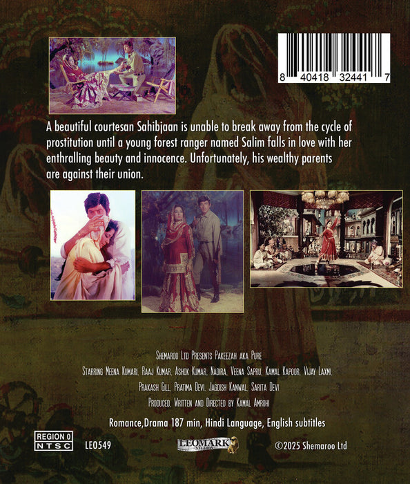 Pakeezah aka Pure (MOD) (BluRay Movie) - back cover art