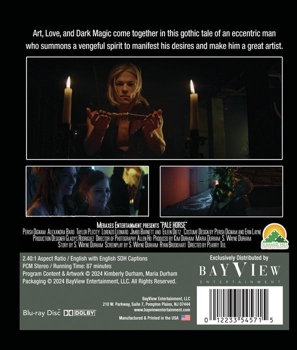 Pale Horse (MOD) (BluRay Movie) - back cover art