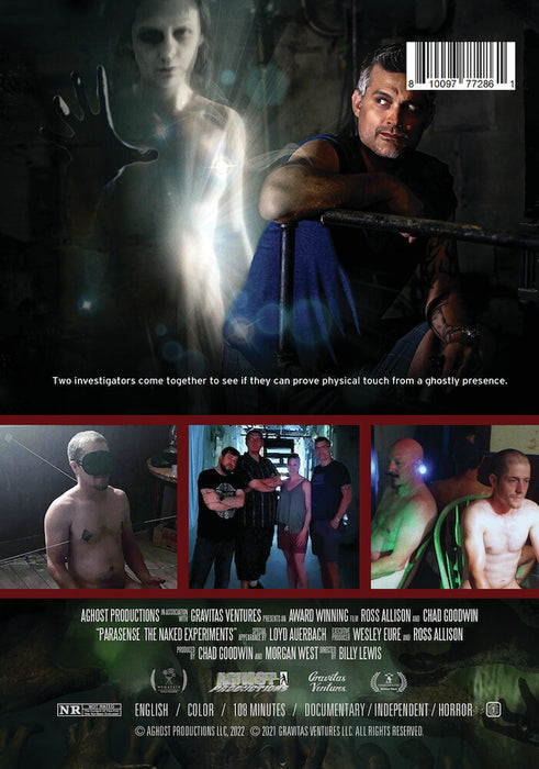 ParaSense: The Naked Experiments (MOD) (DVD Movie) - back cover art
