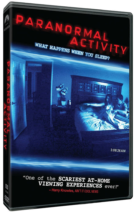 Paranormal Activity DVD - movie cover art