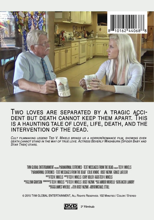 Paranormal Extremes: Text Messages from the Dead (MOD) (DVD Movie) - back cover art