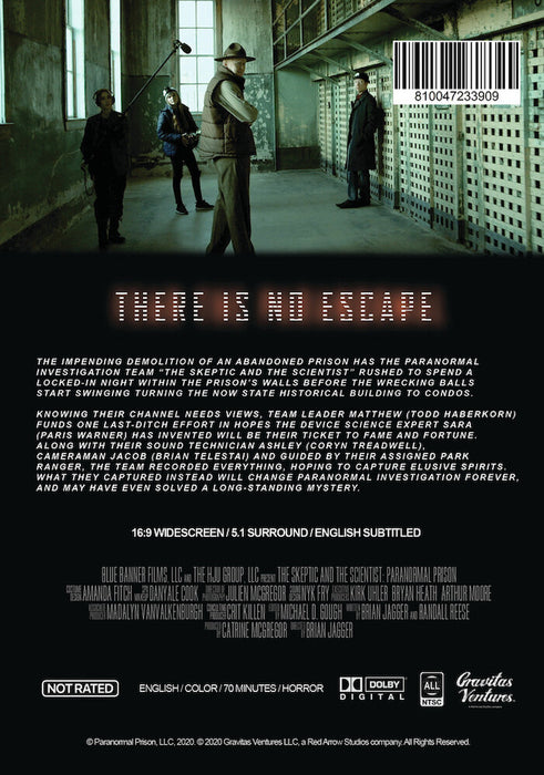 Paranormal Prison (MOD) (DVD Movie) - back cover art