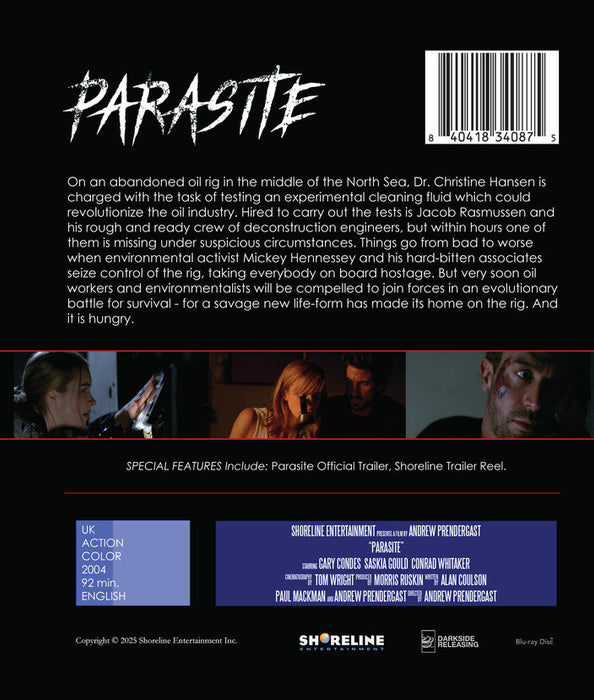 Parasite (MOD) (BluRay Movie) - back cover art