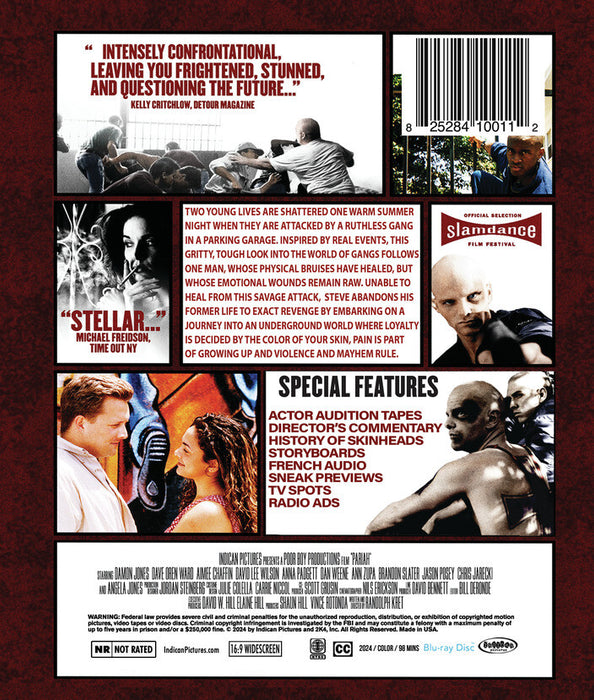 Pariah (MOD) (BluRay Movie) - back cover art