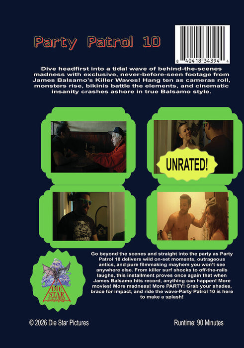 Party Patrol 10 (MOD) (DVD Movie) - back cover art